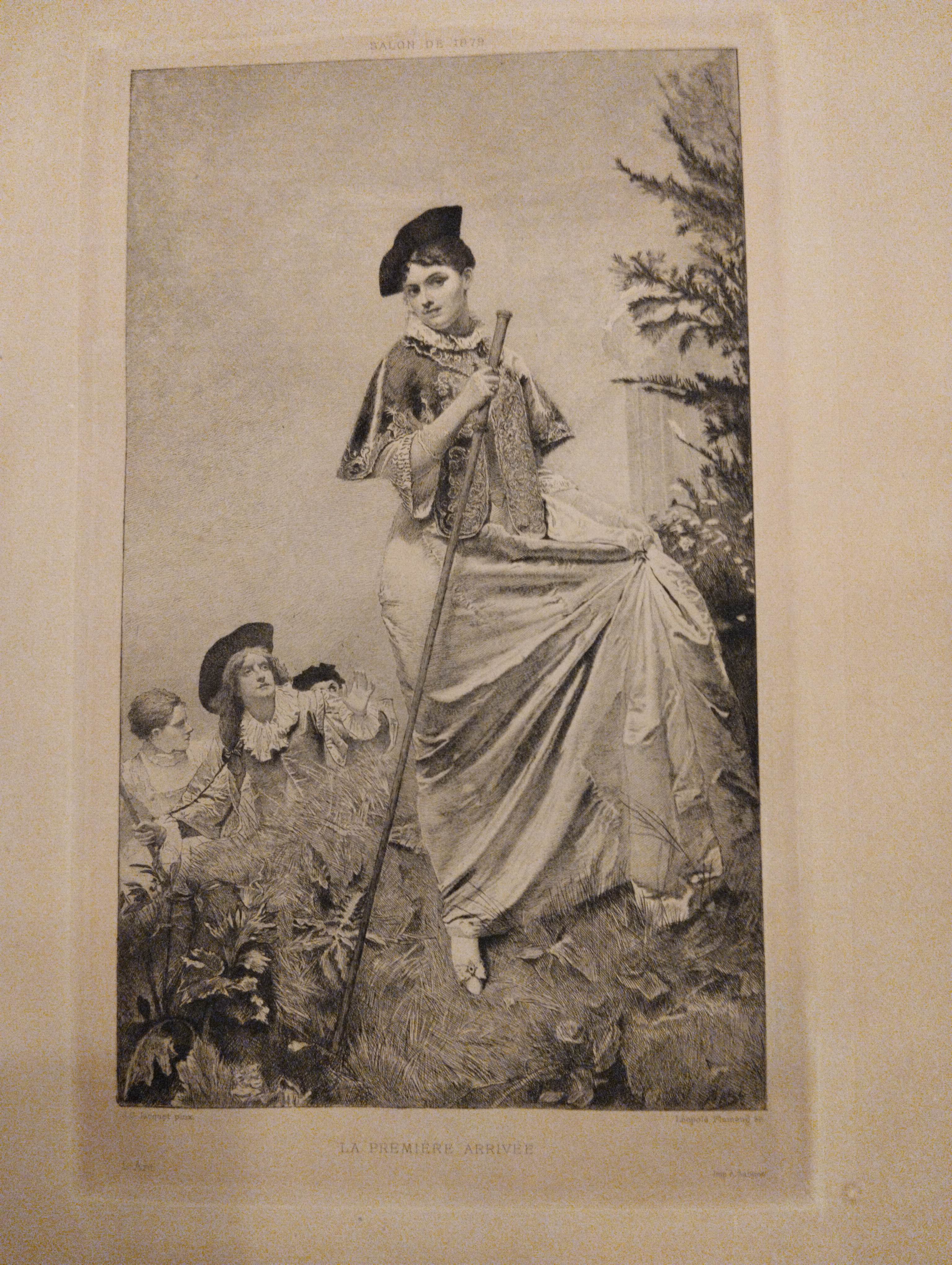 La Première Arrivée - Salon de 1878