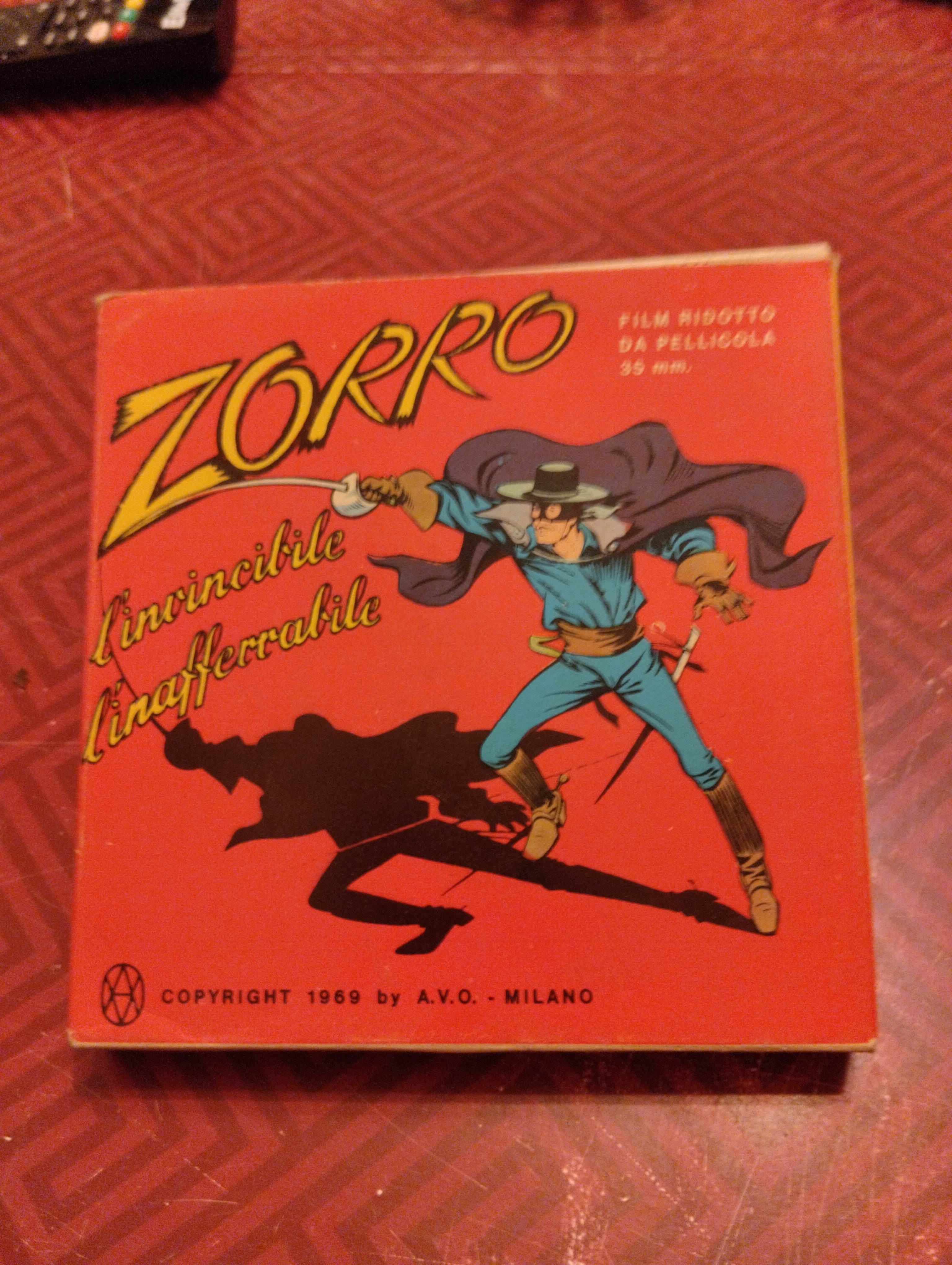 Zorro l'invincibile l'inafferrabile - Film ridotto da pellicola 35 mm