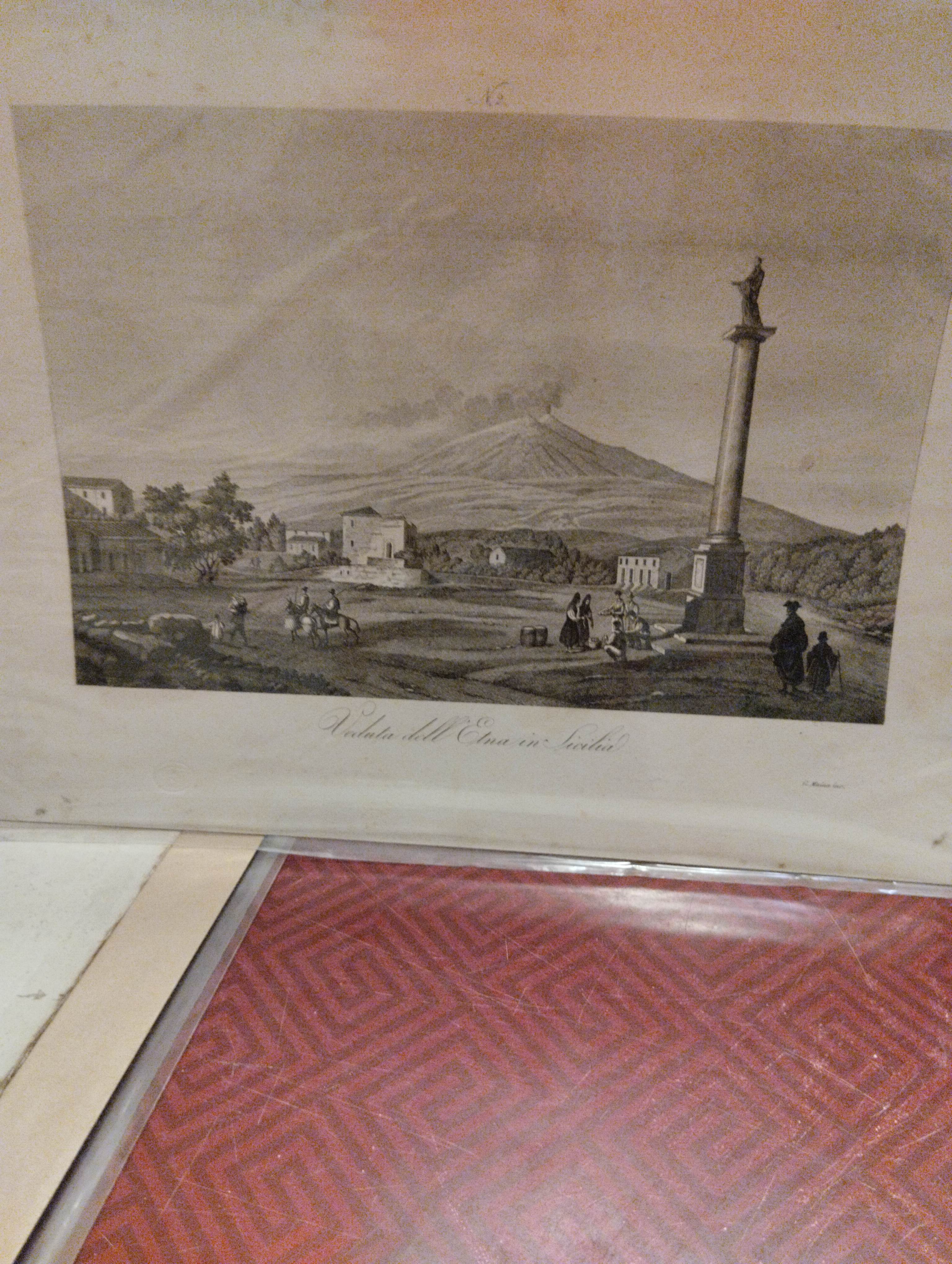 Veduta dell'Etna in Sicilia