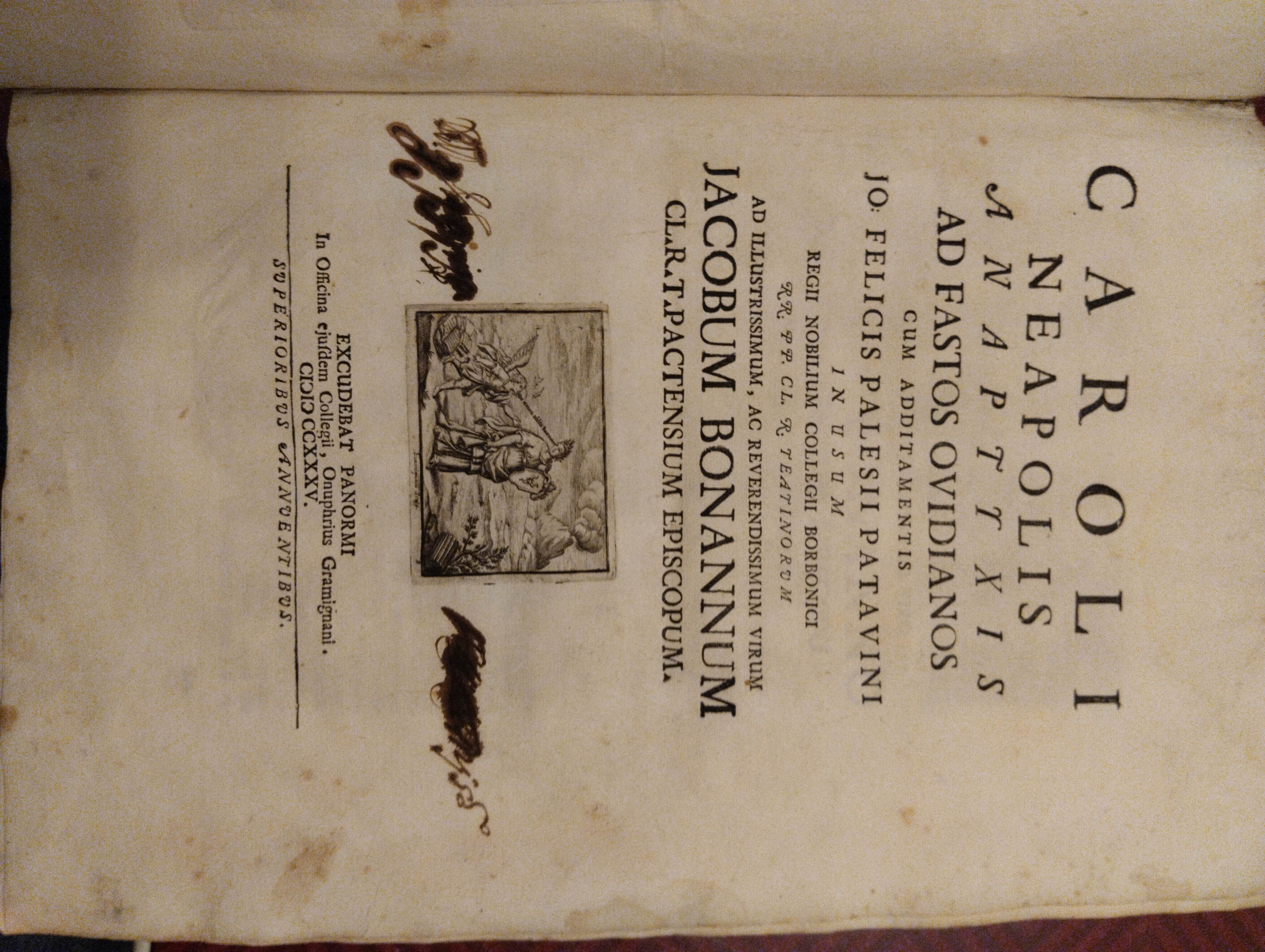 Genealogia Napoleonis ad Fastos Ovidianos - Iacobi Bonani